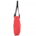 9033 - CORAL  LEATHER SHOPPING BAG